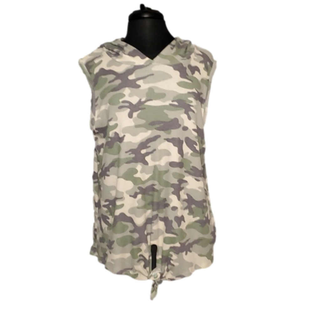 EUC 7th Ray Sleeveless Hoodie Camo Size XL